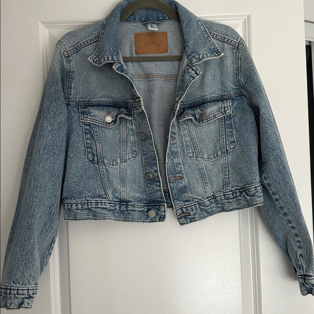 Cropped Denim Jacket - only worn once!